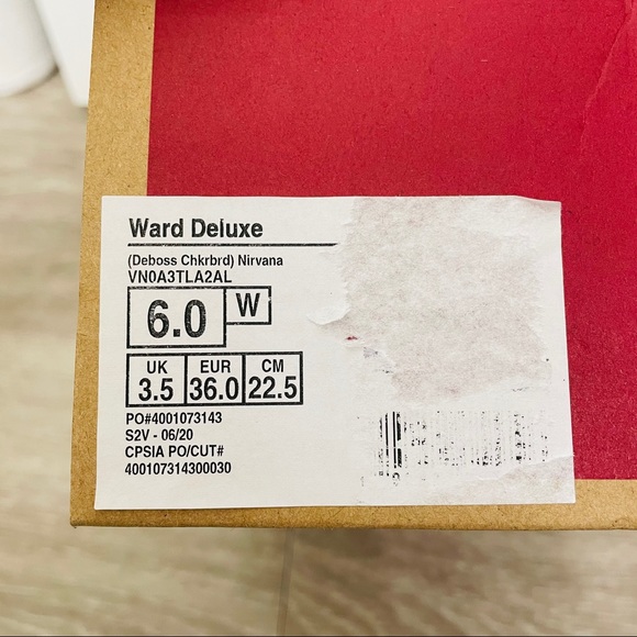 Vans Ward Deluxe (Deboss Checkerboard) Nirvana - Picture 5 of 9